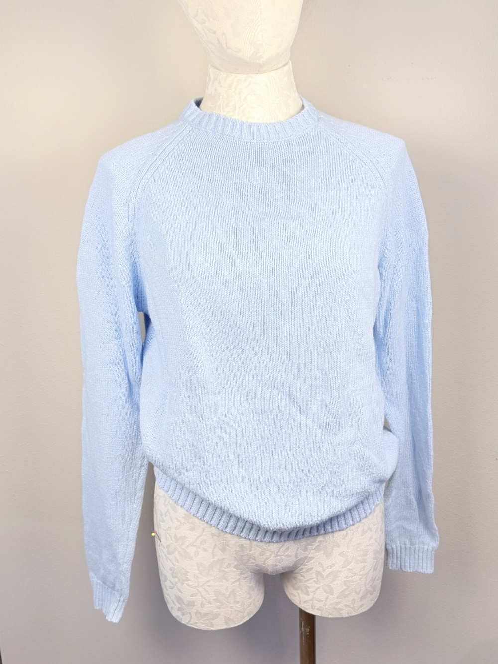 Powder Blue GAP Lightweight Linen/cCotton Sweater S